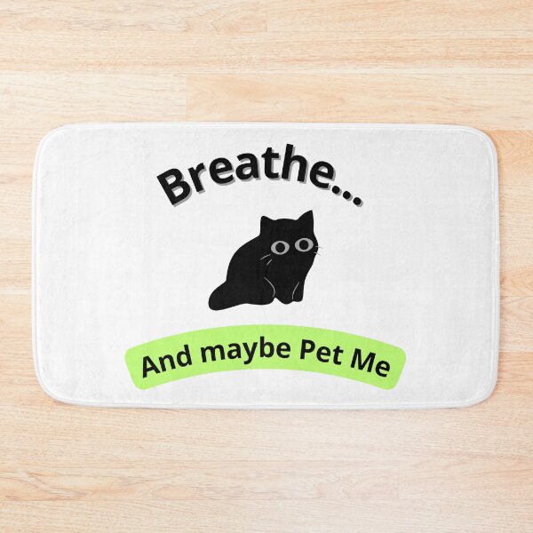Item preview, Black Cat Wants You To Pet Him designed and sold by Cute&Little Ghosts.