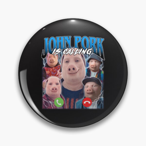 Item preview, John Pork Vintage Retro Design designed and sold by SidneyJame.