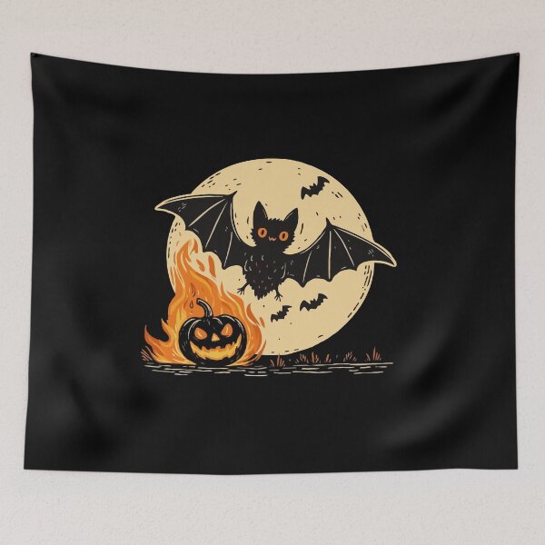 Item preview, Pumpkin Moon Bat designed and sold by Gkinoki.