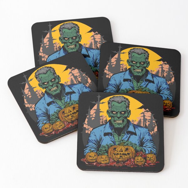 Item preview, Frankenstein Monster Carves Pumpkins  designed and sold by Marcus William.