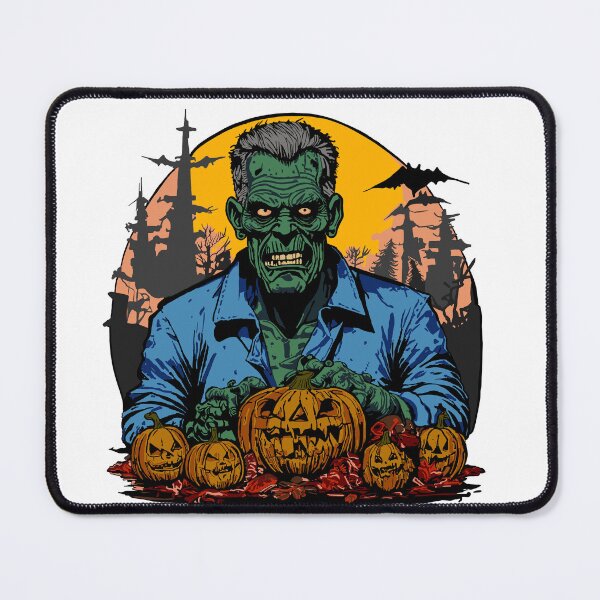 Item preview, Frankenstein Monster Carves Pumpkins designed and sold by Marcus William.