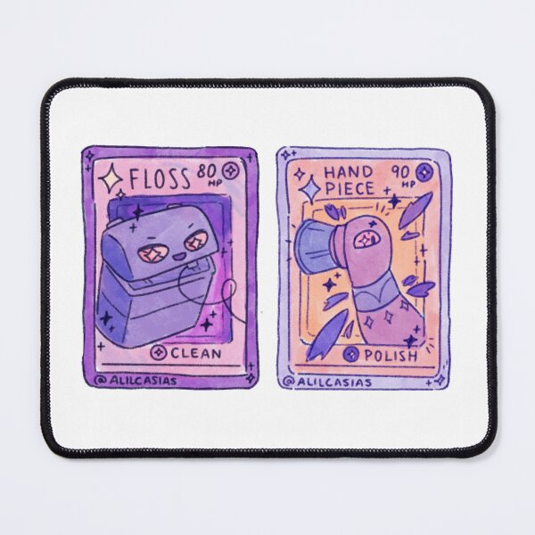 Item preview, Floss & Handpiece Action Cards designed and sold by Alilcasias.