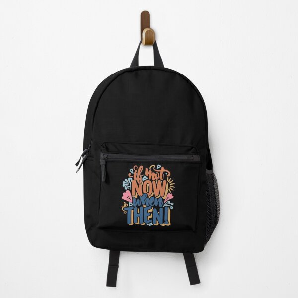 Item preview, If Not Now When Then | Bold Motivational Typography Design designed and sold by Spotty-Shanmukh.