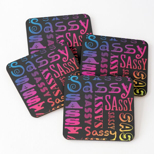 Item preview, For someone bold, smart & sassy! Rainbow text colors designed and sold by KrazyCute.