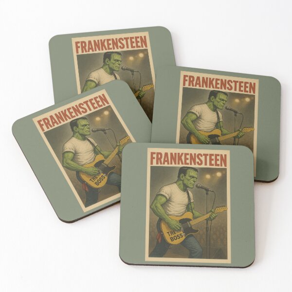 Item preview, Frankensteen – Frankenstein Rock ’n’ Roll Horror Parody designed and sold by hangmeart.