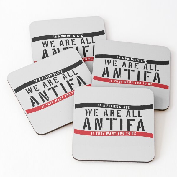 Item preview, WE ARE ALL ANTIFA designed and sold by Peregrinus Creative.
