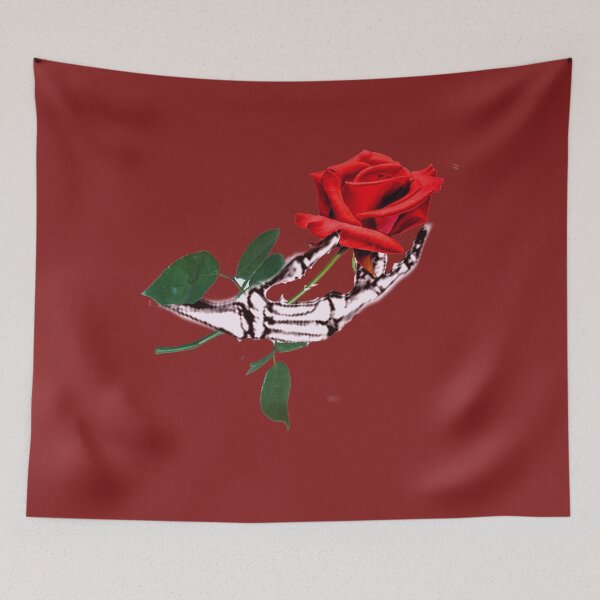 Item preview, ROSE IN SKELETAL HAND designed and sold by Tim Forder.
