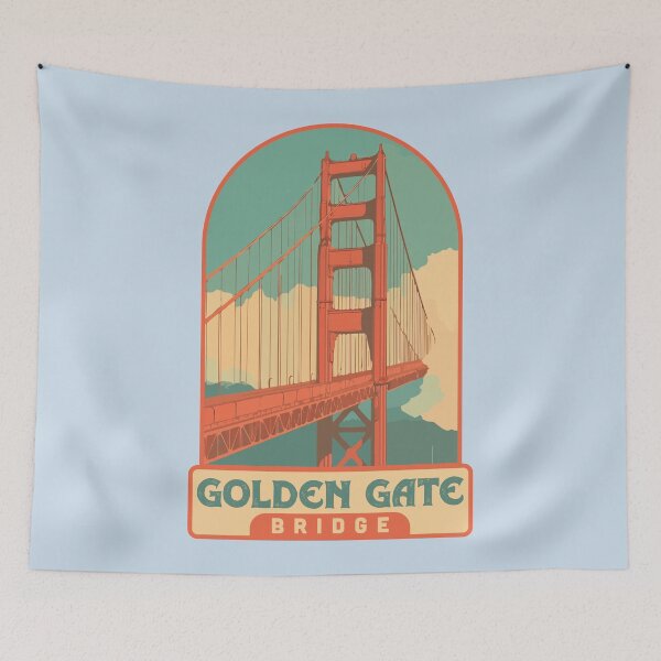 Item preview, Golden Gate Bridge Vintage designed and sold by arjazeta.