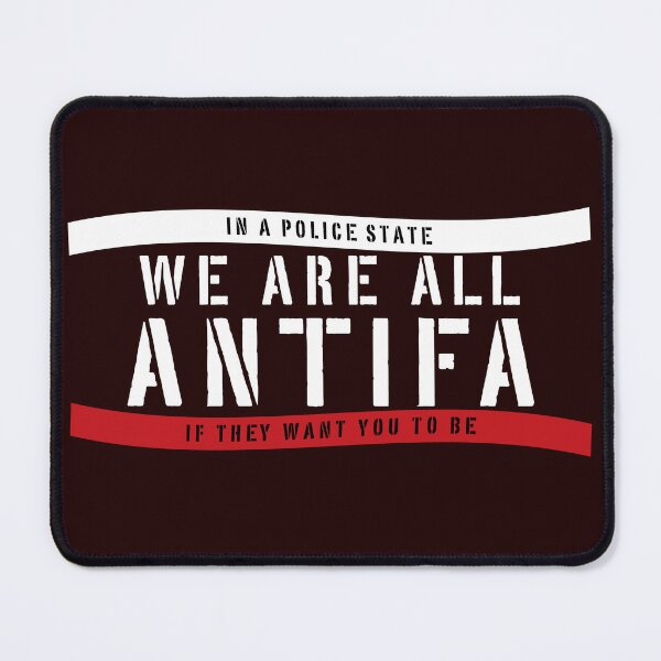 Item preview, WE ARE ALL ANTIFA (wht) designed and sold by Peregrinus Creative.