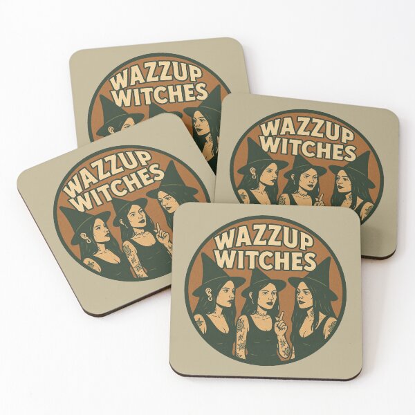 Item preview, Wazzup Witches – Funny Retro Witch Horror Design designed and sold by hangmeart.