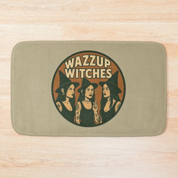 Item preview, Wazzup Witches – Funny Retro Witch Horror Design designed and sold by hangmeart.