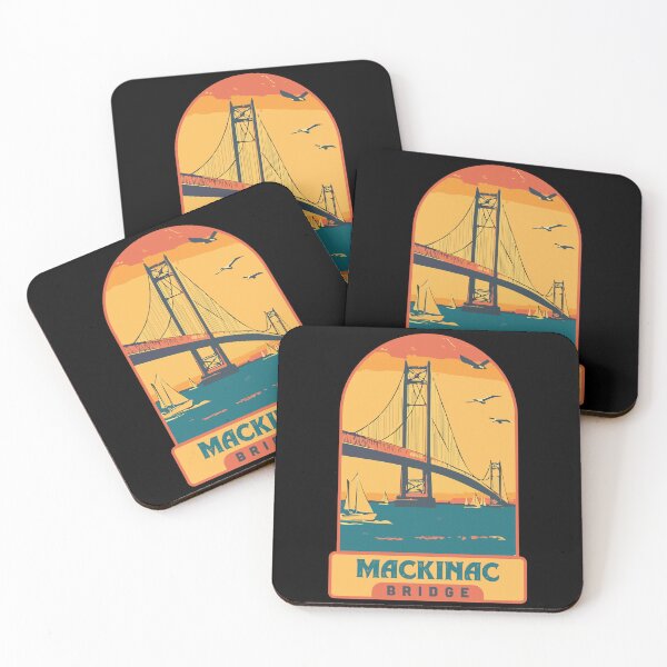 Item preview, Mackinac Bridge Retro designed and sold by arjazeta.