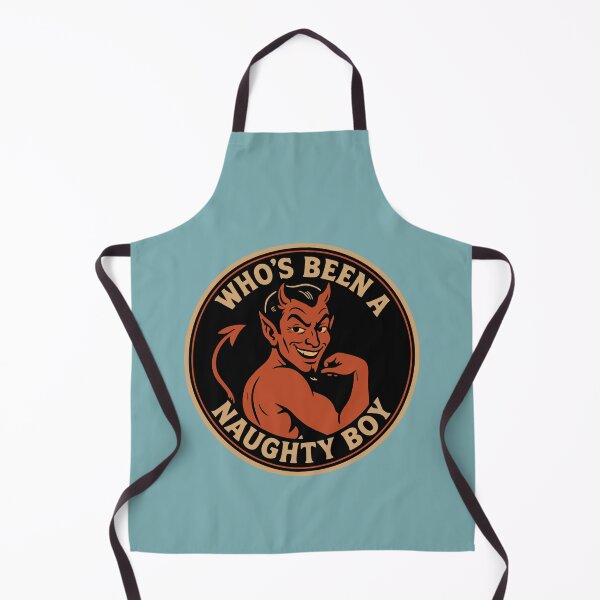 Item preview, Who’s Been a Naughty Boy – Retro Devil Pin-Up Design designed and sold by hangmeart.