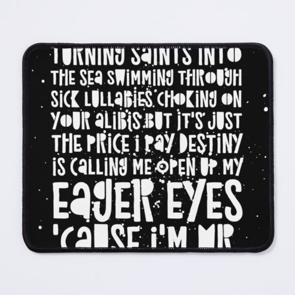 Item preview, Mr Brightside  The Killers Lyrics designed and sold by JAMESUDEBUSH.