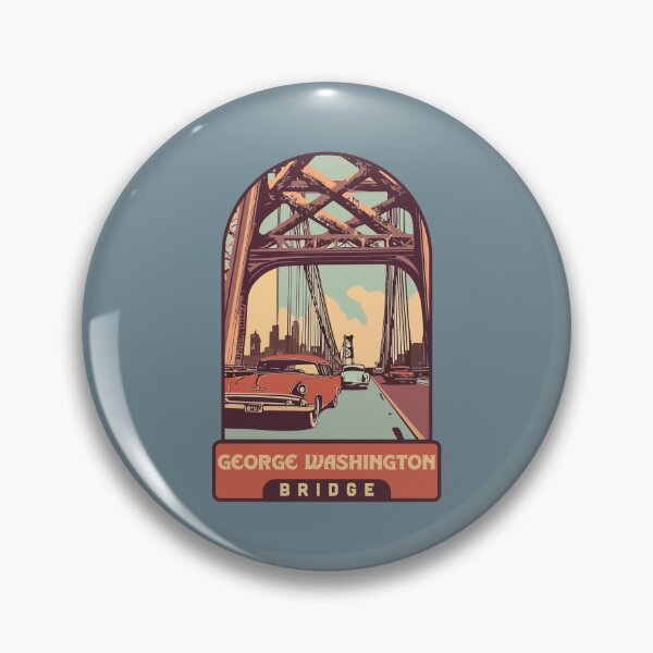 Item preview, George Washington Bridge Retro designed and sold by arjazeta.