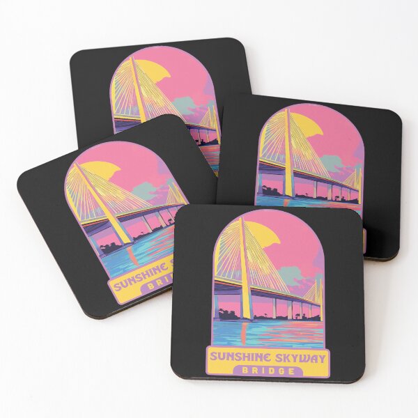 Item preview, Sunshine Skyway Bridge Retro designed and sold by arjazeta.
