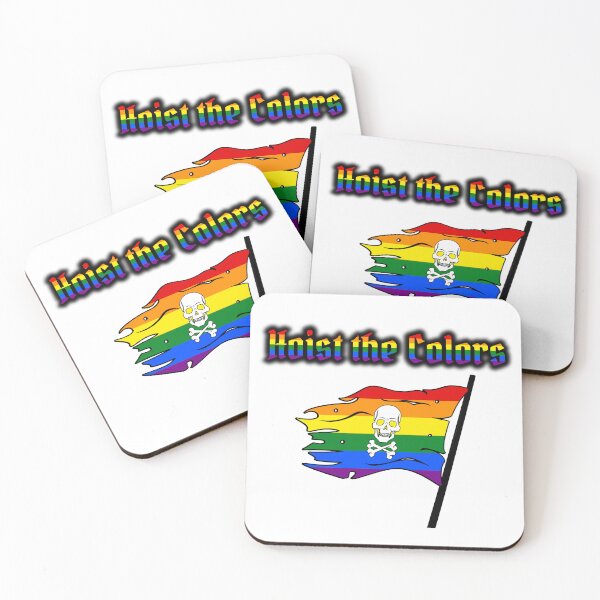 Item preview, LGBT Hoist the Colors Pirate Flag designed and sold by Tiwsarm.
