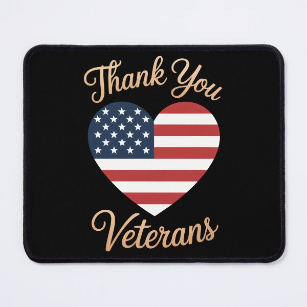 Item preview, Thank you veterans with american flag heart for veterans day designed and sold by ValerieRodrigue.