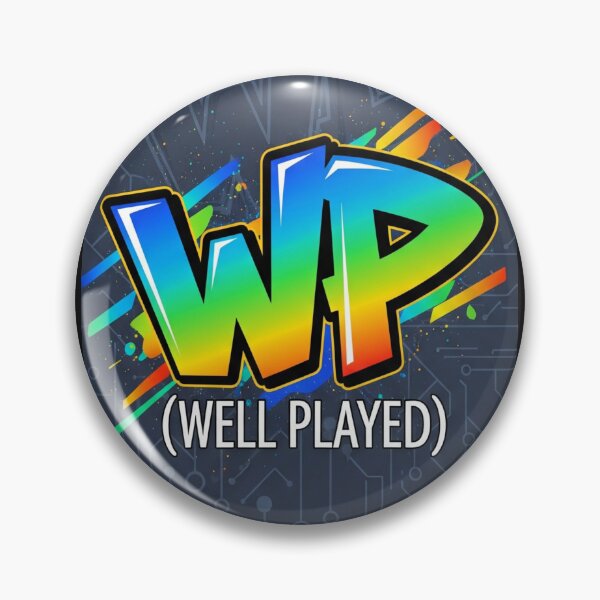 Item preview, WP (Well Played) designed and sold by Red White & WG.
