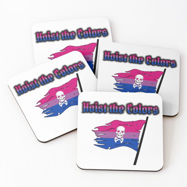 Item preview, Bi Hoist the Colors Pirate Flag designed and sold by Tiwsarm.