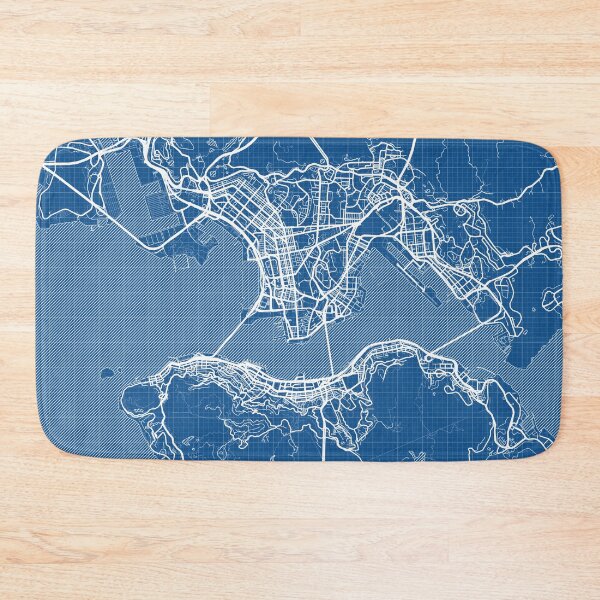 Item preview, Hong Kong City Map of China - Blueprint designed and sold by deMAP.