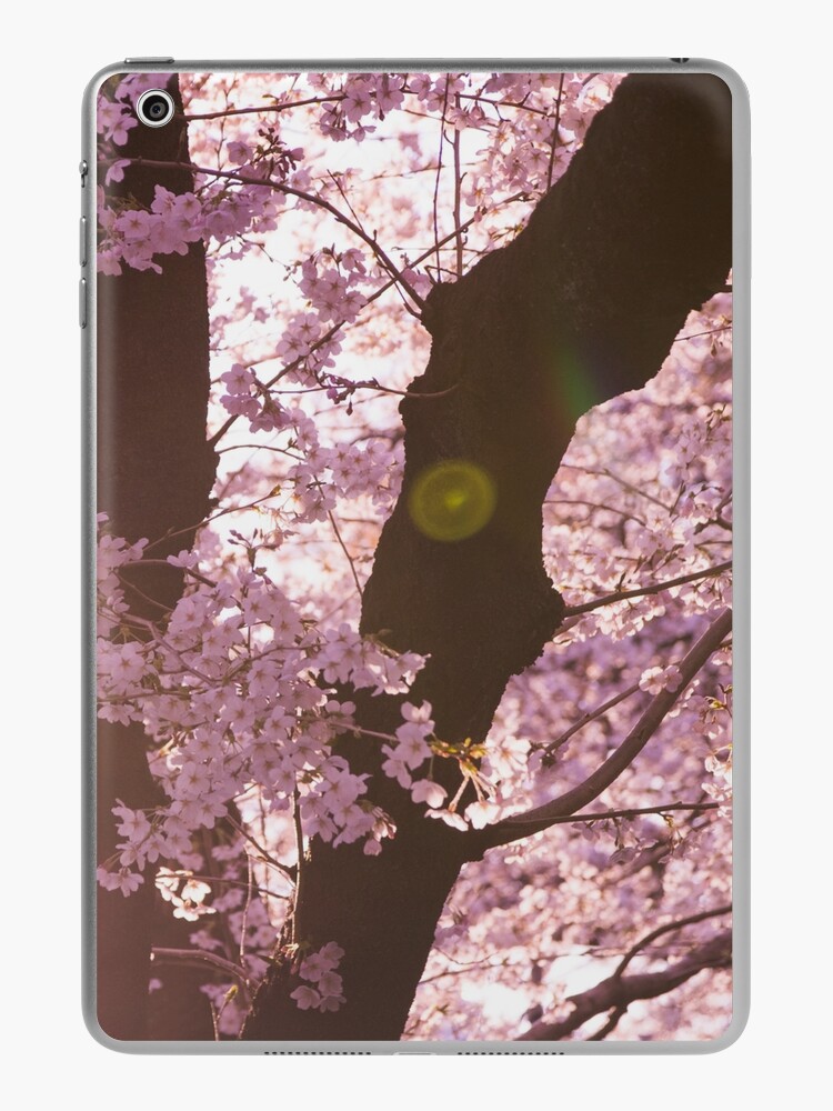 IPad Case Japan iPhone Case Sun Pink Sky Art Sakura Blossom 