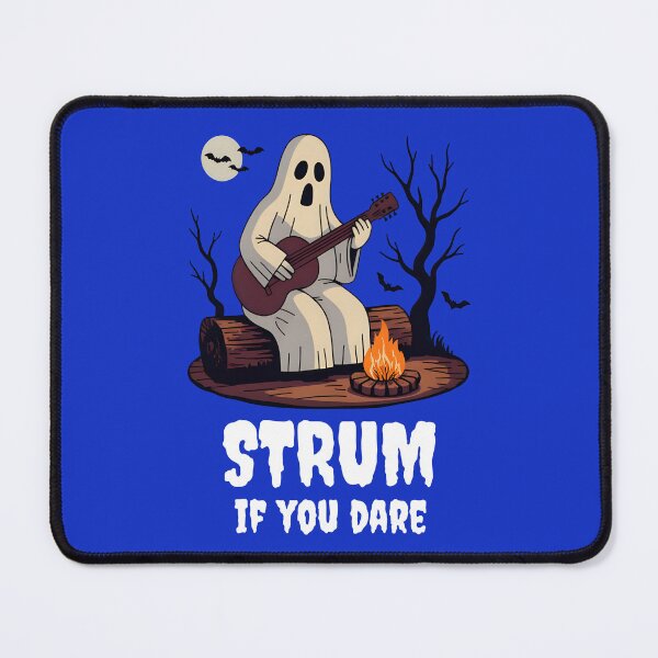 Item preview, Strum If You Dare – Ghost Guitar Campfire Halloween Music designed and sold by Hintotees.