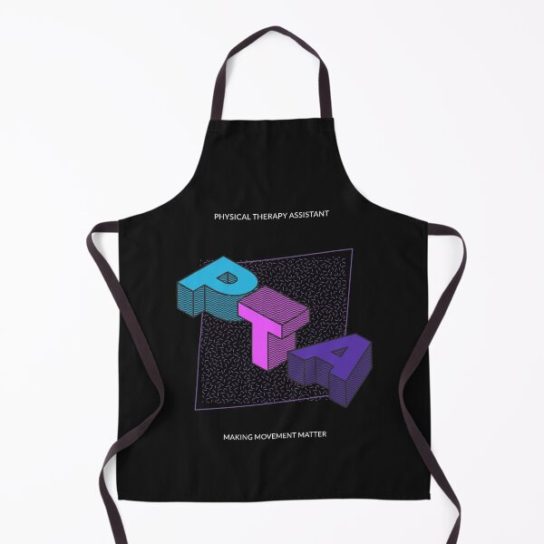 Item preview, PTA Physical Therapy Assistant Bold Colorful Graphic Tee designed and sold by FreshMedThreads.