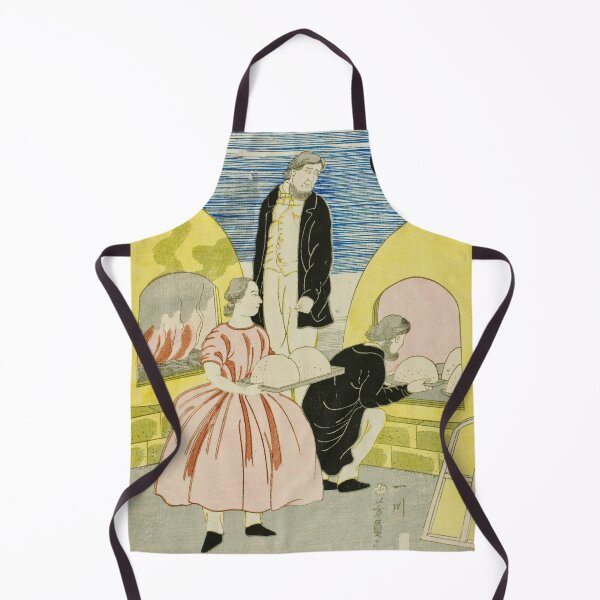 Item preview, Americans Baking Bread (Amerikajin pan wo yaku zu), 1861, by Utagawa Yoshikazu designed and sold by UBU-space.