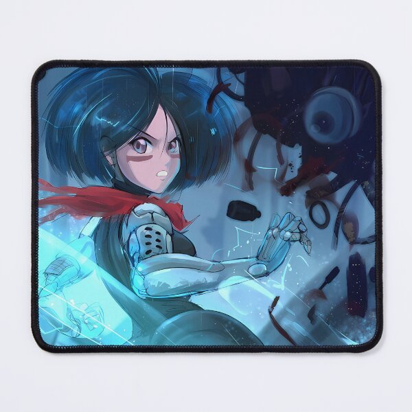 Item preview, Alita Battle Angel Red Scarf Cyberpunk Anime Girl designed and sold by earlobejerk.