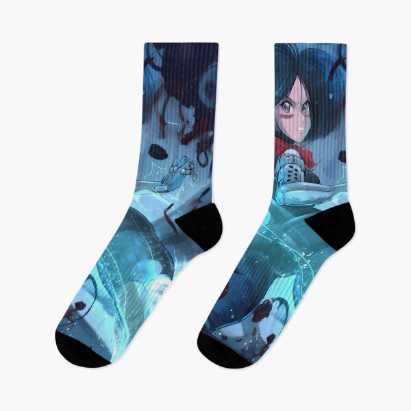 Item preview, Alita Battle Angel Red Scarf Cyberpunk Anime Girl designed and sold by earlobejerk.