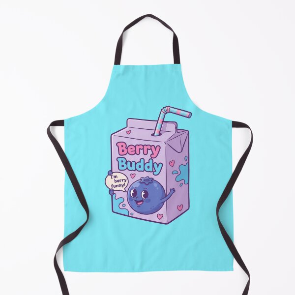 Item preview, Berry Buddy Funny Juice Box Kawaii Blueberry designed and sold by TinaDu-.