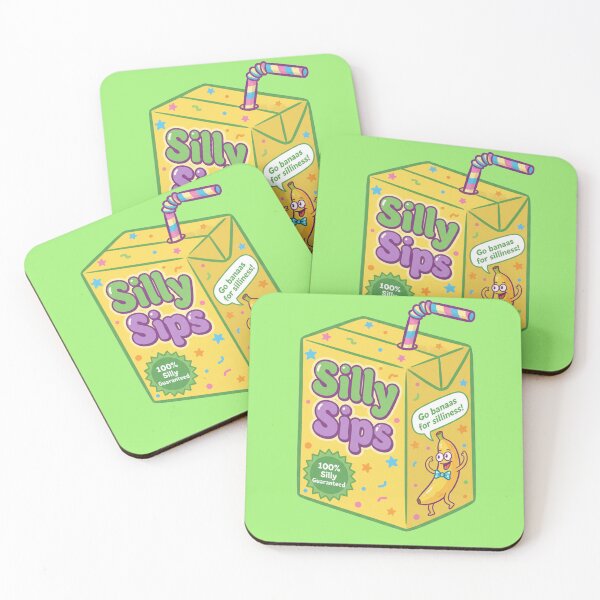 Item preview, Goofy Banana Juice Box Silly Sips Design designed and sold by TinaDu-.