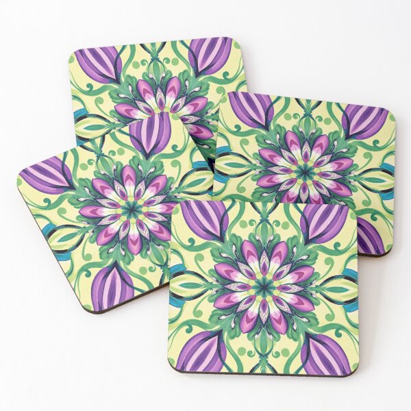 Item preview, Psychedelic Four-Corner Orchid Pastel Colors designed and sold by Ciervo Primavera.