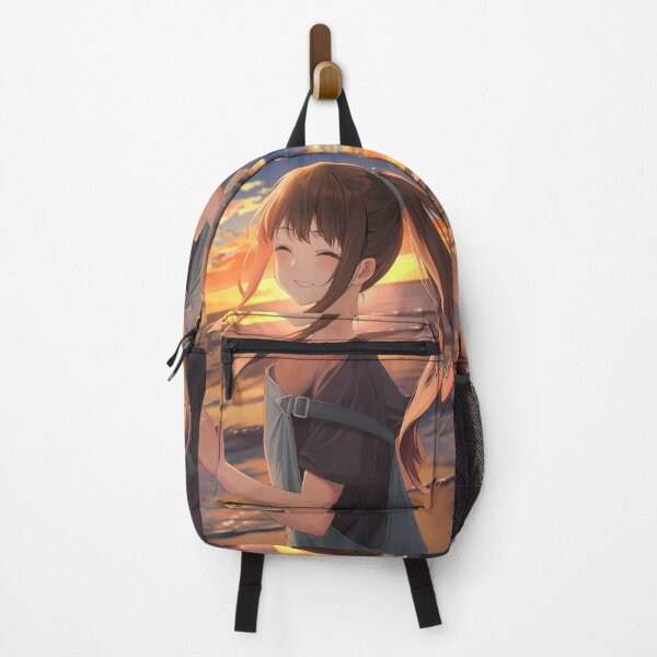 Item preview, Takina Inoue Smiling Sunset Scene Lycoris Recoil Anime designed and sold by earlobejerk.