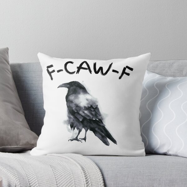 Item preview, Spooky F-Caw-F Raven Funny | Halloween Gothic Dark Humor Crow Bird Pun Design designed and sold by BeBetterPeople.