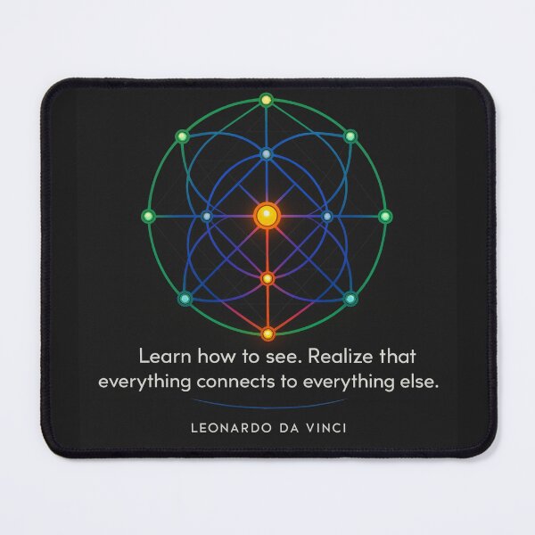 Item preview, The Interconnected Vision - WISDOM WORDS designed and sold by CleverCulture.