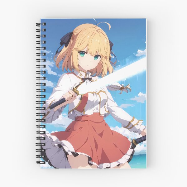 Item preview, Anisphia Wynn Palettia Sword Pose Under Blue Sky Tenten Kakumei Anime designed and sold by earlobejerk.