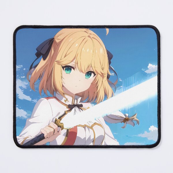 Item preview, Anisphia Wynn Palettia Sword Pose Under Blue Sky Tenten Kakumei Anime designed and sold by earlobejerk.