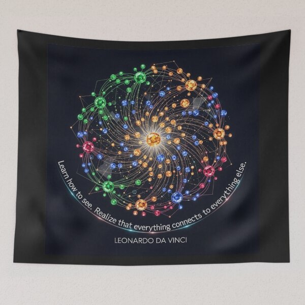 Item preview, The Interconnected Vision - WISDOM WORDS  designed and sold by CleverCulture.