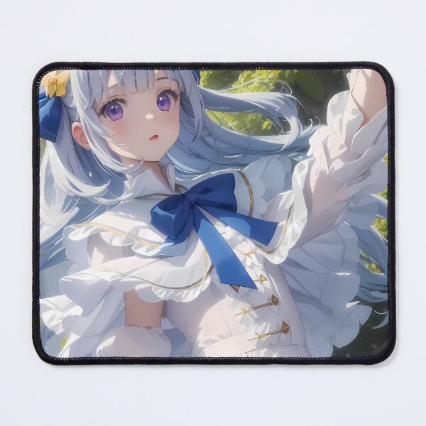 Item preview, Euphyllia Magenta White Dress Blue Ribbons Tenten Kakumei Anime designed and sold by earlobejerk.