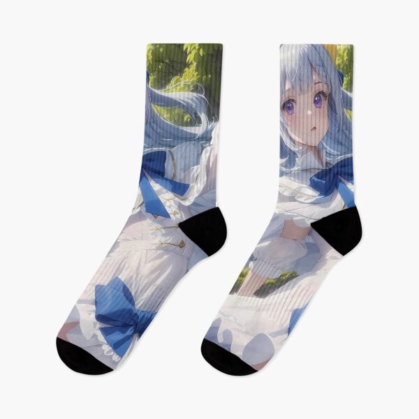 Item preview, Euphyllia Magenta White Dress Blue Ribbons Tenten Kakumei Anime designed and sold by earlobejerk.