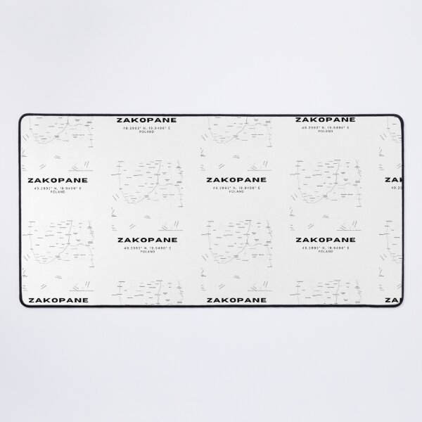 Item preview, Zakopane Poland Minimalist Map | Black & White City Poster designed and sold by RM-Journey.