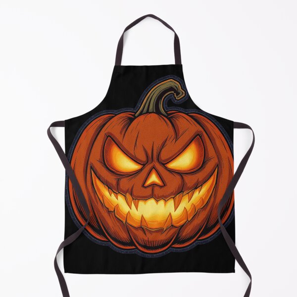 Item preview, Scary Jack O’Lantern – Spooky Halloween Pumpkin Illustration designed and sold by DamianRoy88.