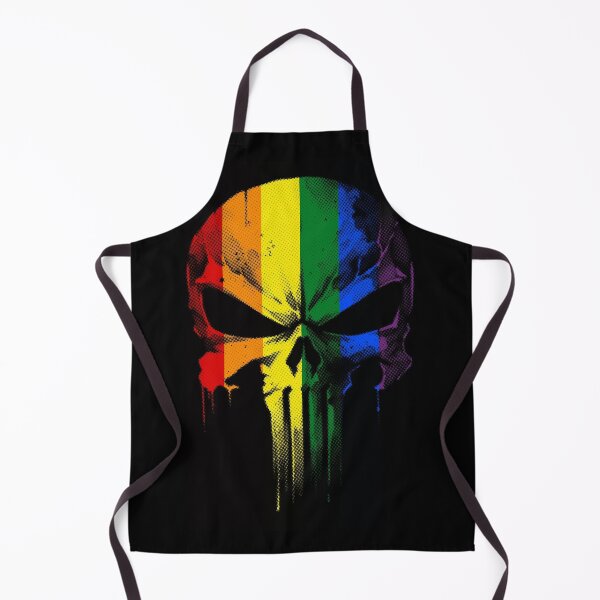 Item preview, Pride Guardian Skull - Halftone designed and sold by Probably Fine Designs.