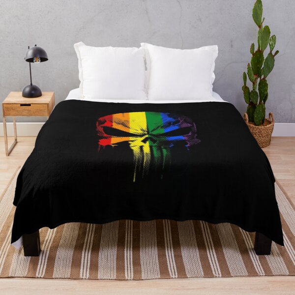 Item preview, Pride Guardian Skull - Halftone designed and sold by Probably Fine Designs.