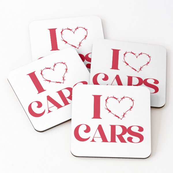 Item preview, I Love Cars Barbed Wire Heart Design designed and sold by thundergearshop.