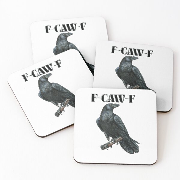 Item preview, F-CAW-F Raven Funny Wordplay Design designed and sold by Omarmadani.