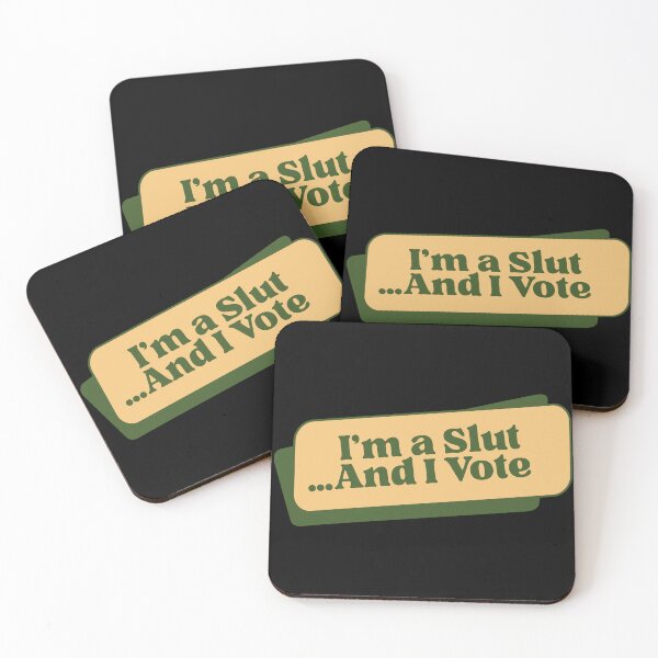 Item preview, I’m a Slut and I Vote designed and sold by UNK-Fatigues.