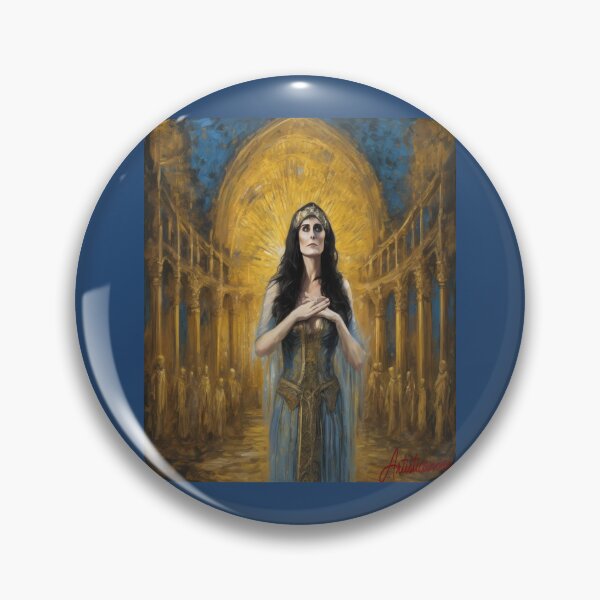 Item preview, "Gothic Priestess: Sharon den Adel in a Temple of Golden Light" designed and sold by Artisticanvas.